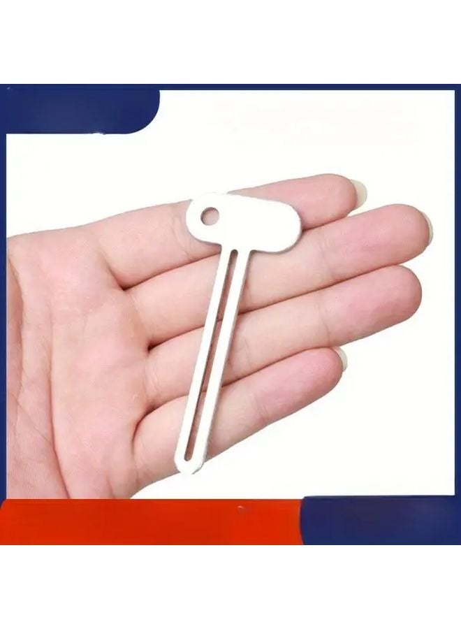 2pcs Stainless Steel Manual Toothpaste Squeezer Tool Heavy Duty Tube Opener - Image 2